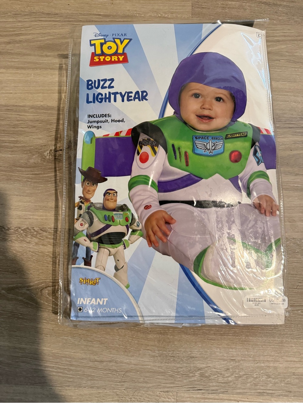 Disney Toy Story Buzz Lightyear Infant Costume - 6-12 months
